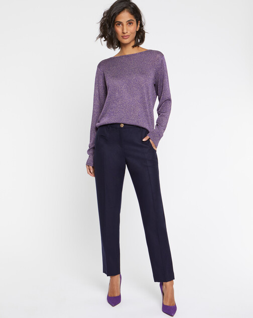 Pull en maille lurex