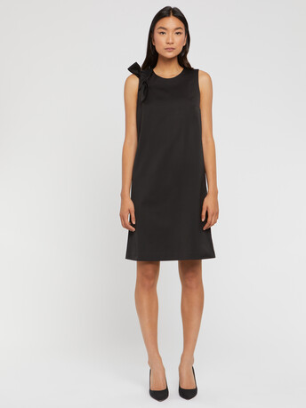 Robe courte à nœud - Noir