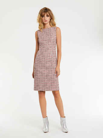 ROBE EN TWEED - multicolore