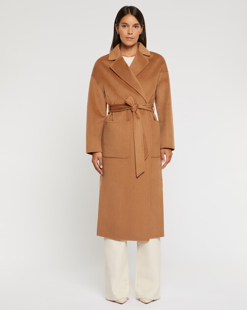 Manteau peignoir en laine et cachemire