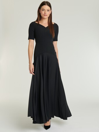 WOVEN DRESS - Noir