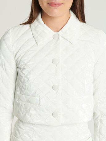 WOVEN SUIT JACKET - Off white