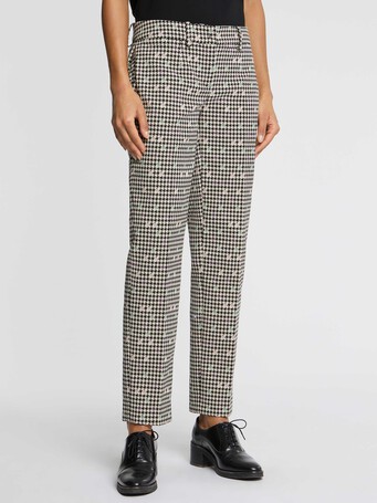 Houndstooth pants - Multicolore