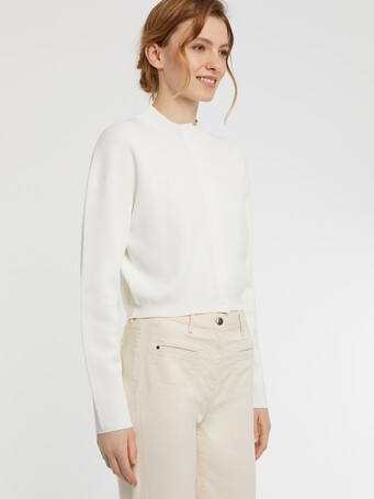 Milano-knit cardigan - Off white