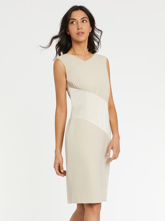 WOVEN DRESS - Sand