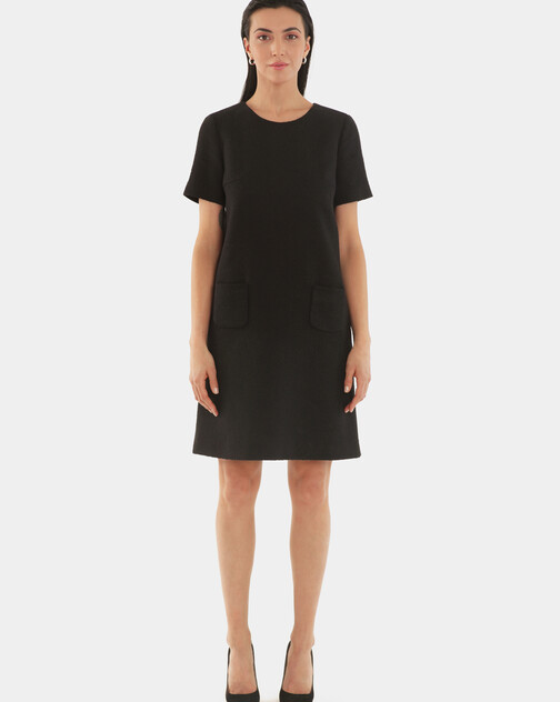 Robe en coton crêpé