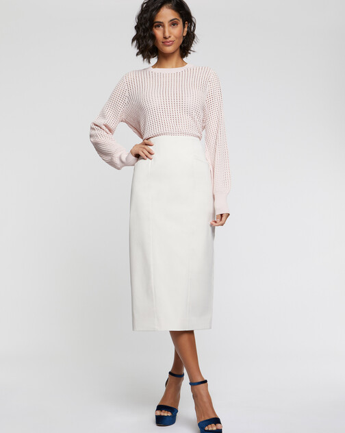 Pull en maille ajourée