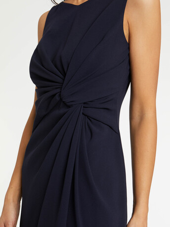 WOVEN DRESS - Navy blue