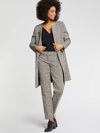 Houndstooth pants - Multicolore