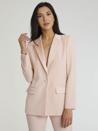 WOVEN SUIT JACKET - Dragee