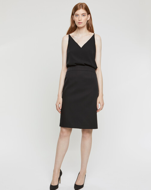 Cotton couture pencil skirt