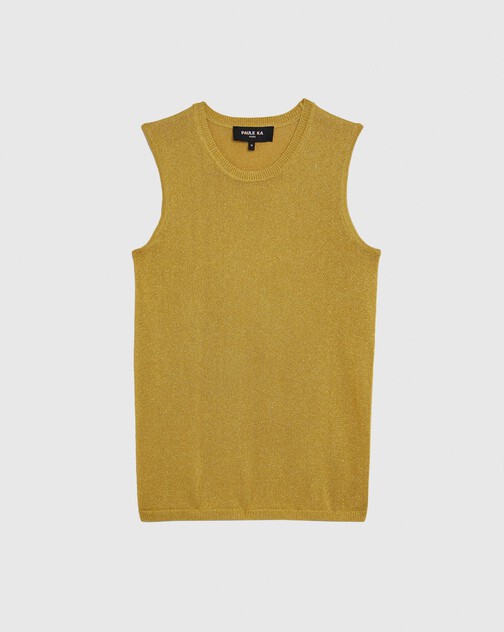 Débardeur en maille lurex