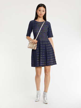 WOVEN DRESS - Indigo