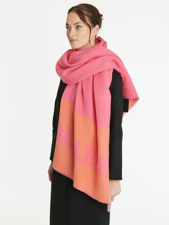 SCARF - Bubble gum / mandarine