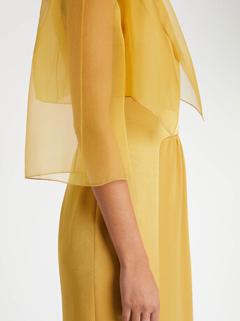 Organza jacket - Ocre