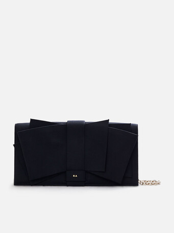 Stretch-ottoman bag - Noir