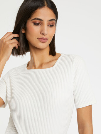 KNITTED SWEATER - Off white