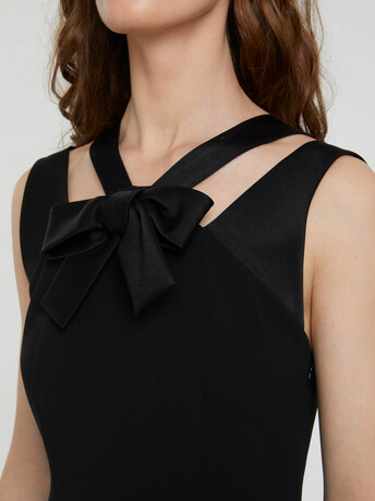 WOVEN DRESS - Noir
