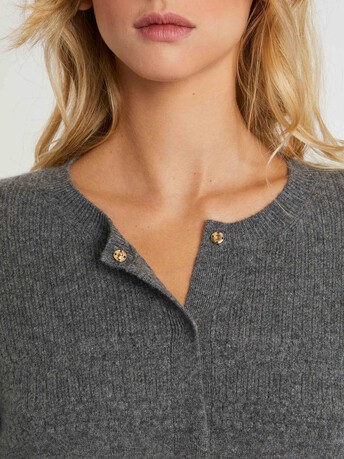 Cashmere cardigan - Gris