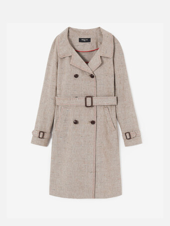 Linen coat - Beige