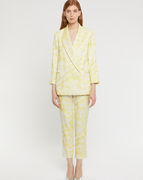 Veste croisée en jacquard