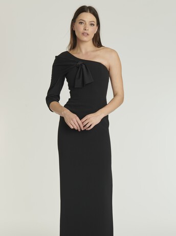 WOVEN DRESS - Noir