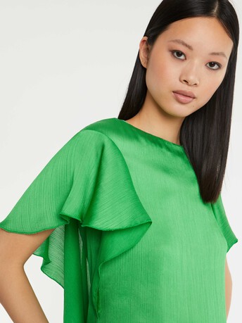 WOVEN TOP - Green