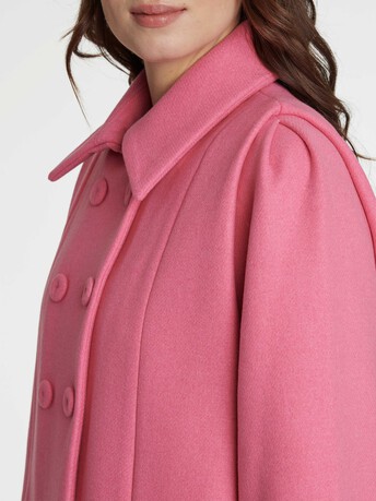 WOVEN COAT - Pink