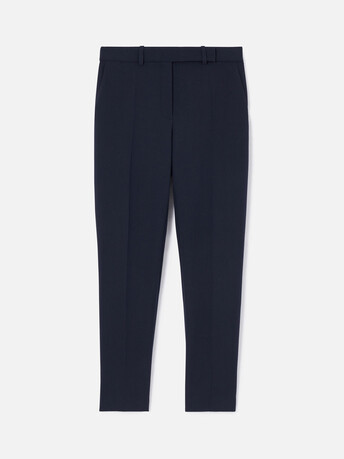 Pantalon en tricotine stretch - Marine