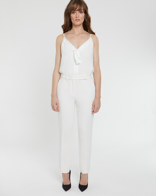 Satin-back crepe camisole
