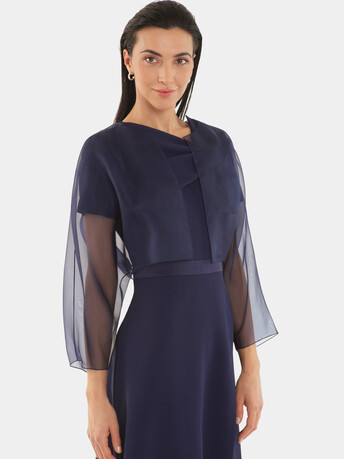 WOVEN SUIT JACKET - Indigo