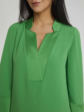 WOVEN TOP - Green