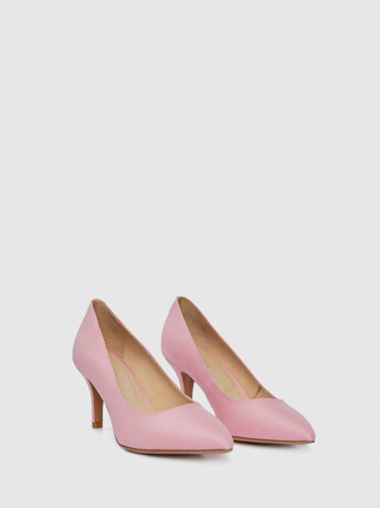 Ottoman pumps - Candy pink