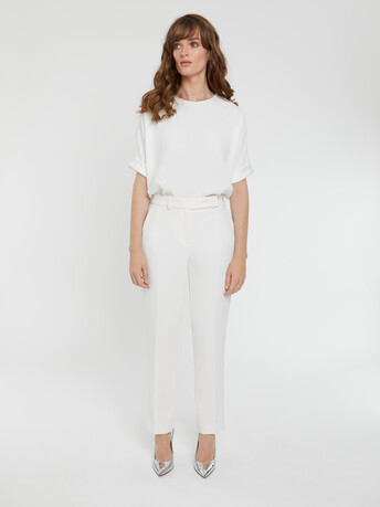 WOVEN TOP - Off white