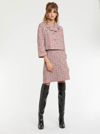 WOVEN SUIT JACKET - multicolor