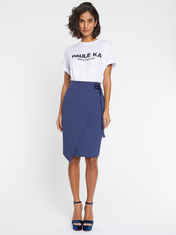 Fine-wool pencil skirt - Orage