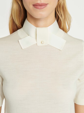 PULL - Blanc casse