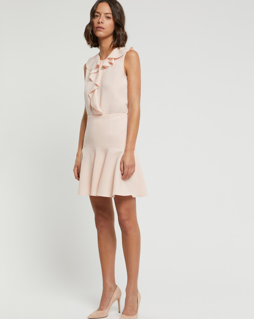 Satin-back crepe top