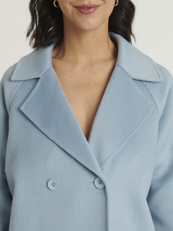 WOVEN COAT - Glacier