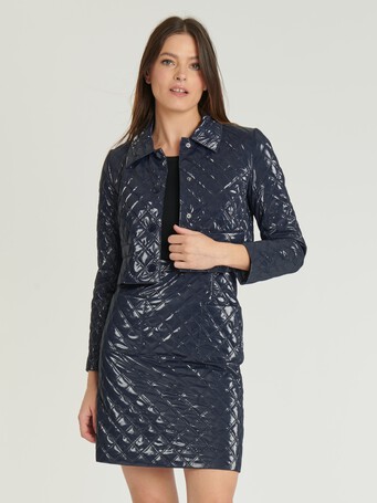WOVEN SUIT JACKET - Navy blue