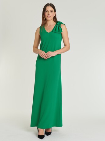 WOVEN DRESS - Emeraude