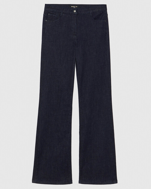 Jeans flare en coton stretch