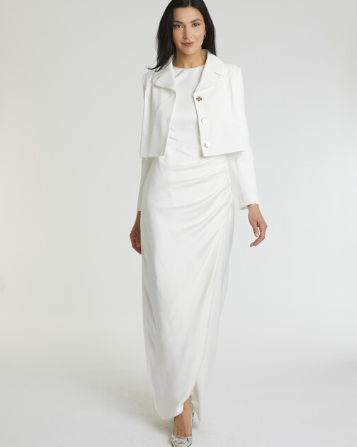 WOVEN SUIT JACKET