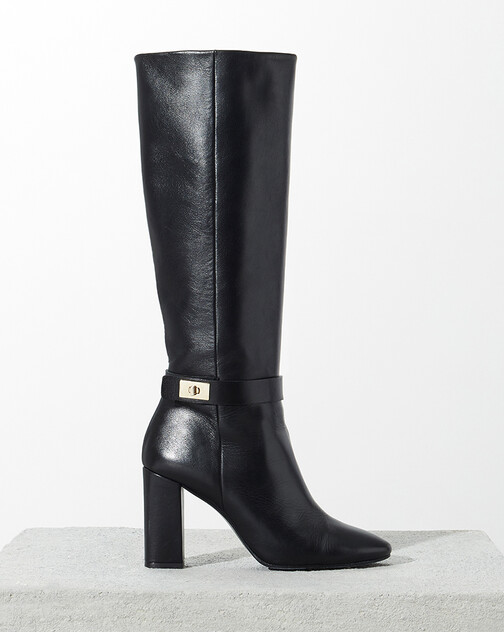 Nappa leather boots