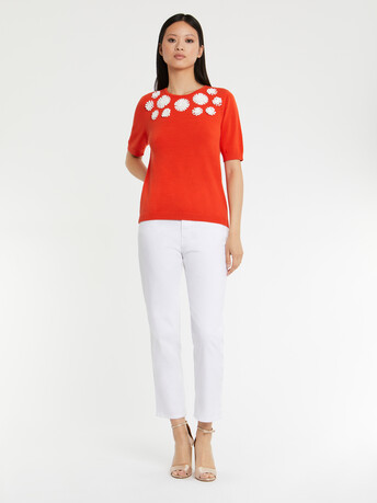 Pull en coton - Sanguine