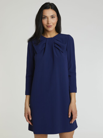 WOVEN DRESS - Indigo
