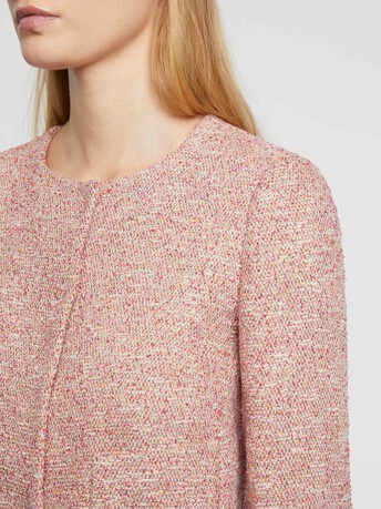 Cropped tweed jacket - Multicolore