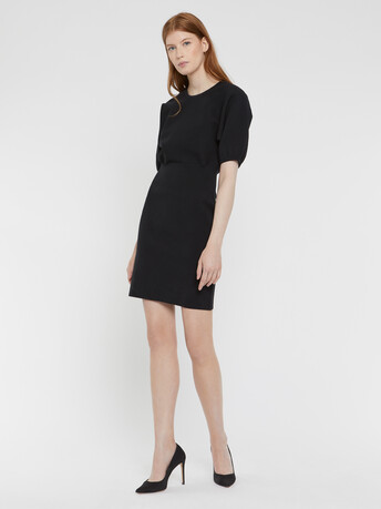 Robe en maille - Noir