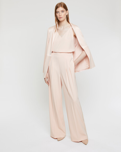 Top en crêpe envers satin