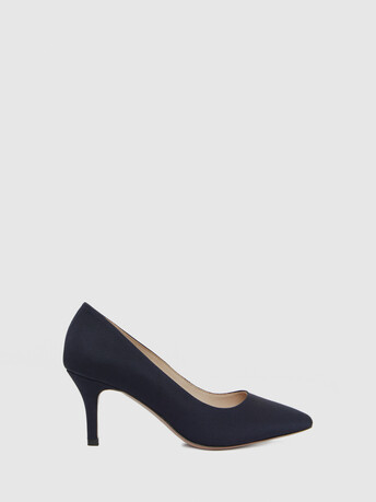 Ottoman pumps - Navy blue